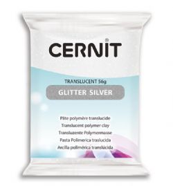 CERNIT TRANSLUCENT - GLITTER ARGENT 56G